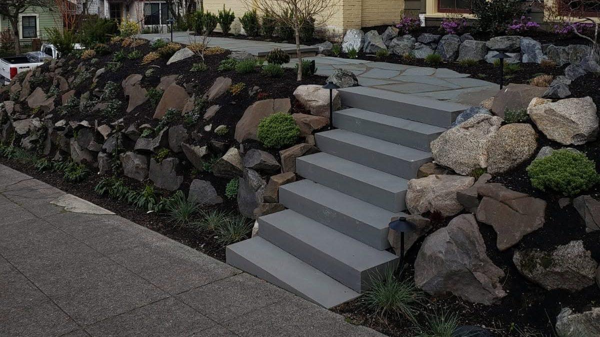 Maintained commercial landscape
